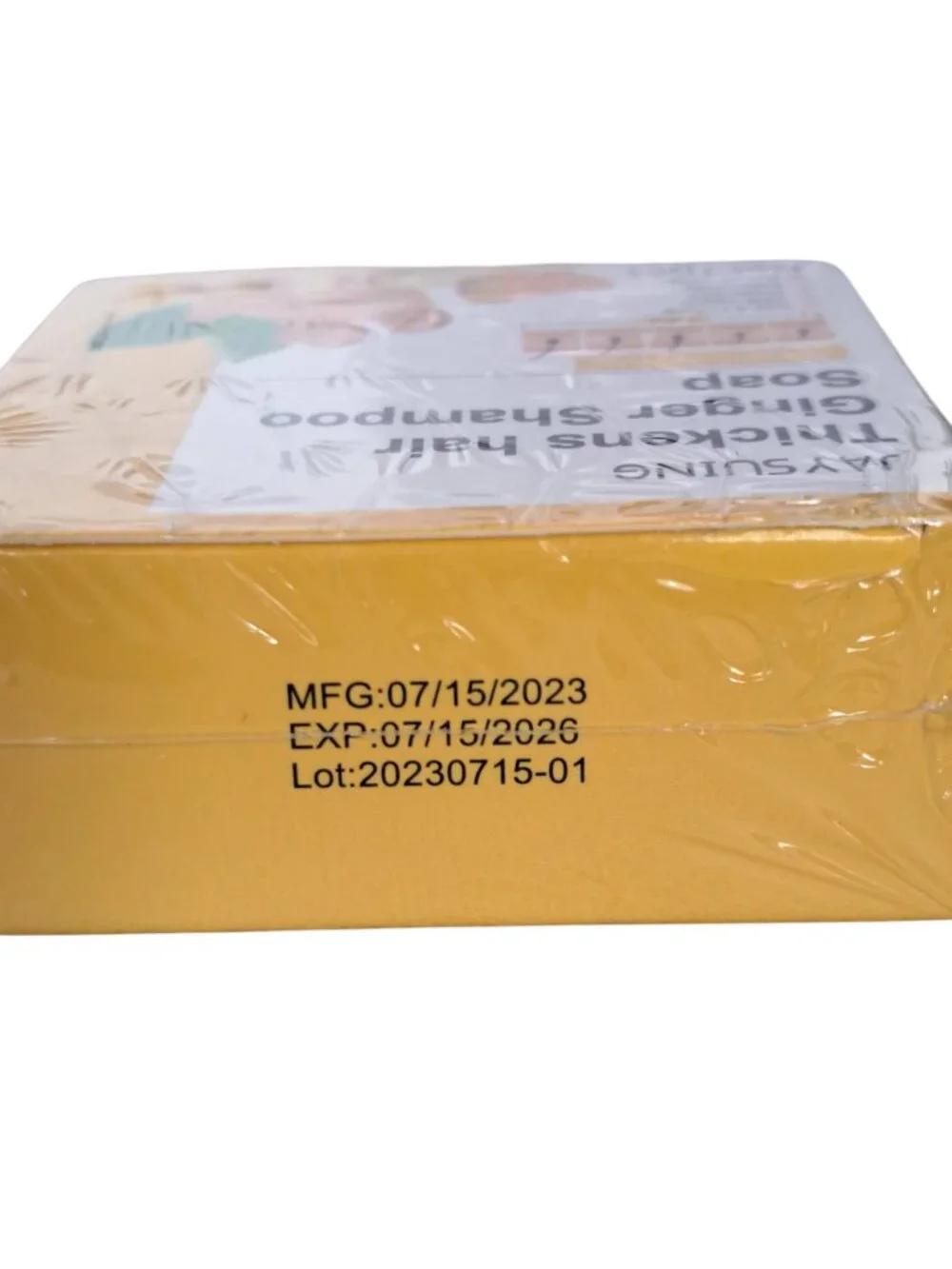 2-Pack Ginger Shampoo Bar Thickens Hair 3.5 oz per bar Jaysuing